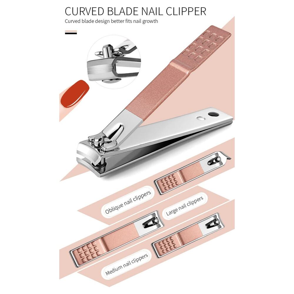 Nail Clipper Set NEW 18PCS Manicure Set - Picture 4 of 7